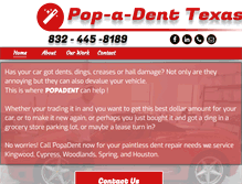 Tablet Screenshot of popadenttexas.com